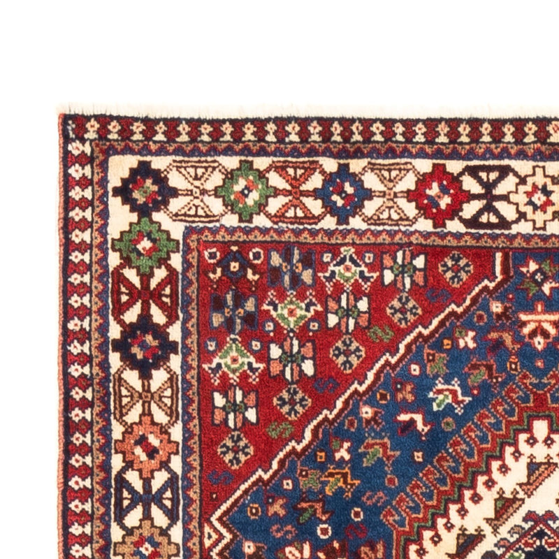 Tapis de couloir Tapis persan - Nomadic - 196 x 80 cm - bleu