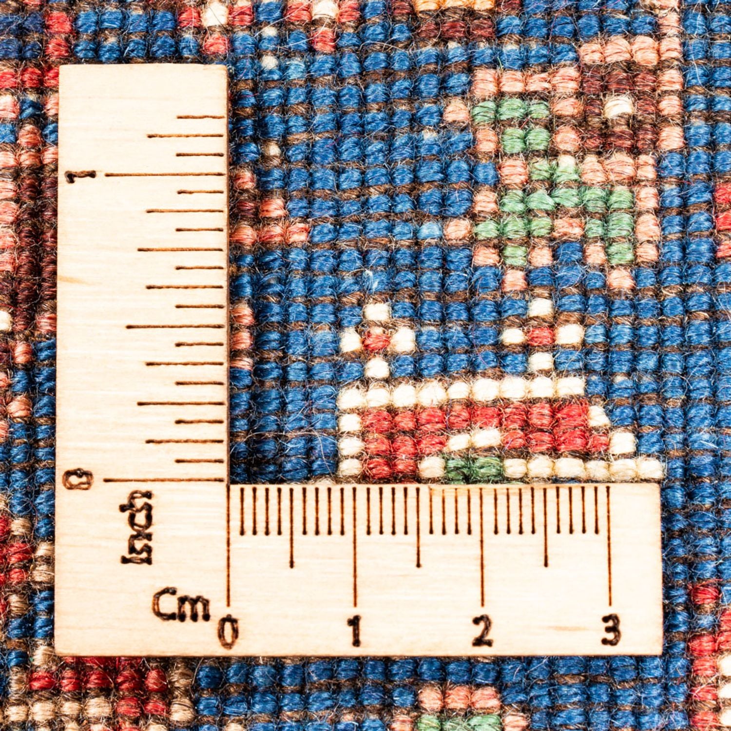 Tapis de couloir Tapis persan - Nomadic - 196 x 80 cm - bleu