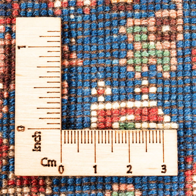 Tapis de couloir Tapis persan - Nomadic - 196 x 80 cm - bleu