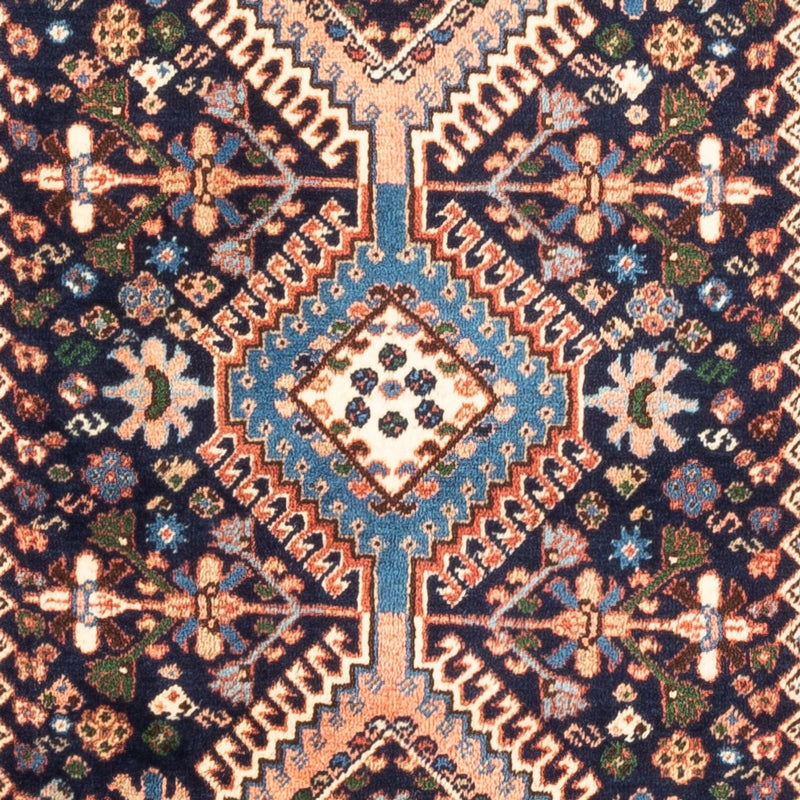 Tapis persan - Nomadic - 130 x 82 cm - bleu foncé