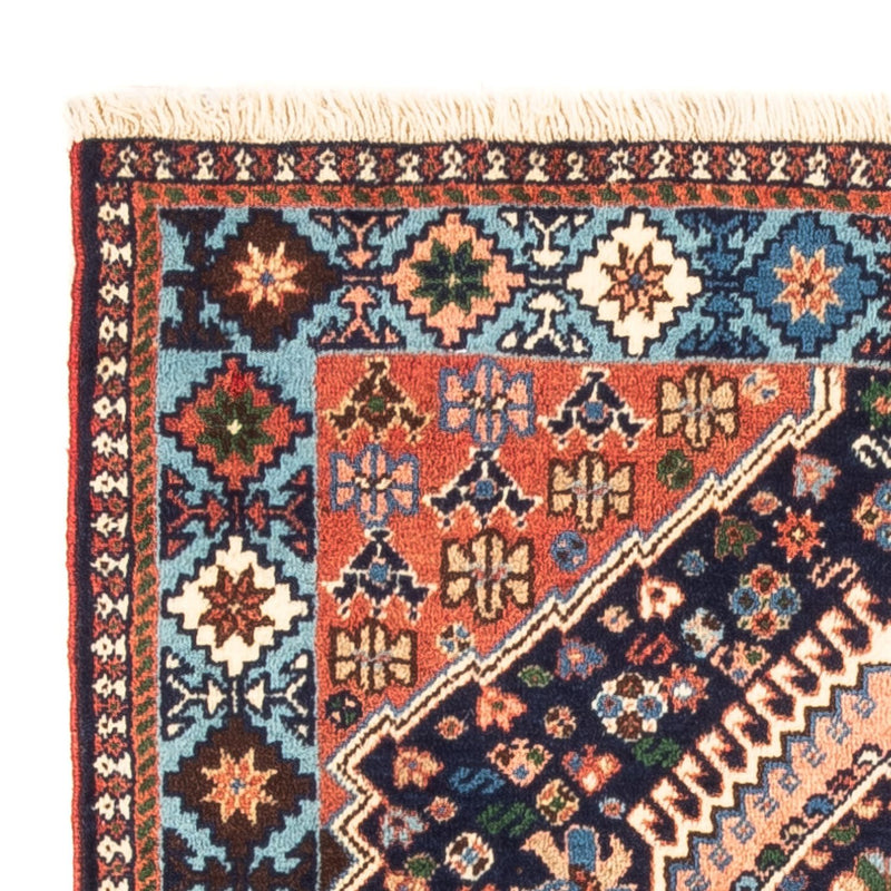 Tapis persan - Nomadic - 130 x 82 cm - bleu foncé