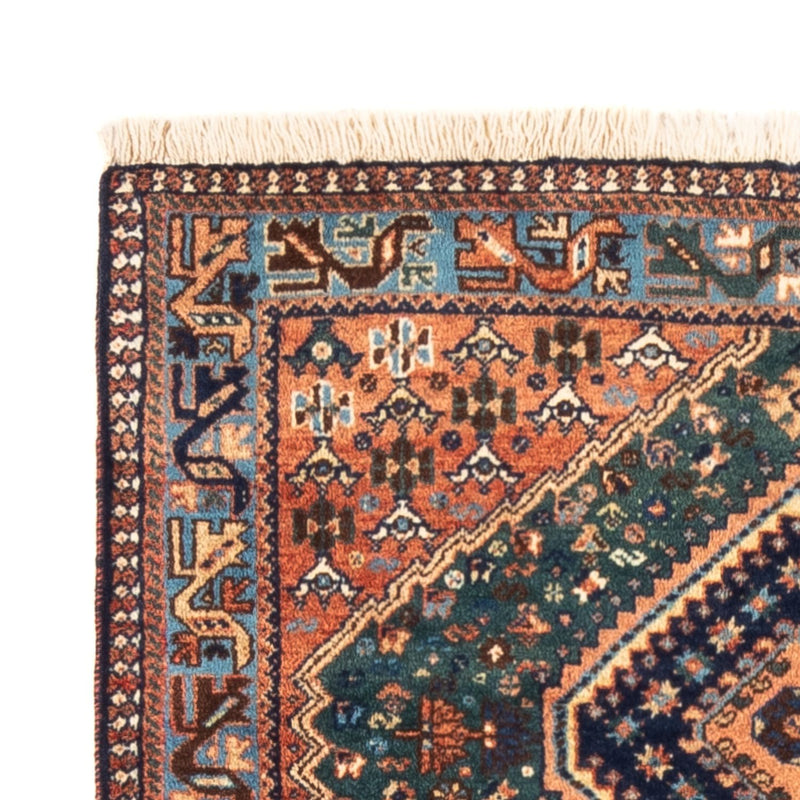 Tapis persan - Nomadic - 127 x 85 cm - bleu foncé