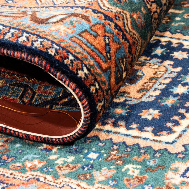 Tapis persan - Nomadic - 127 x 85 cm - bleu foncé