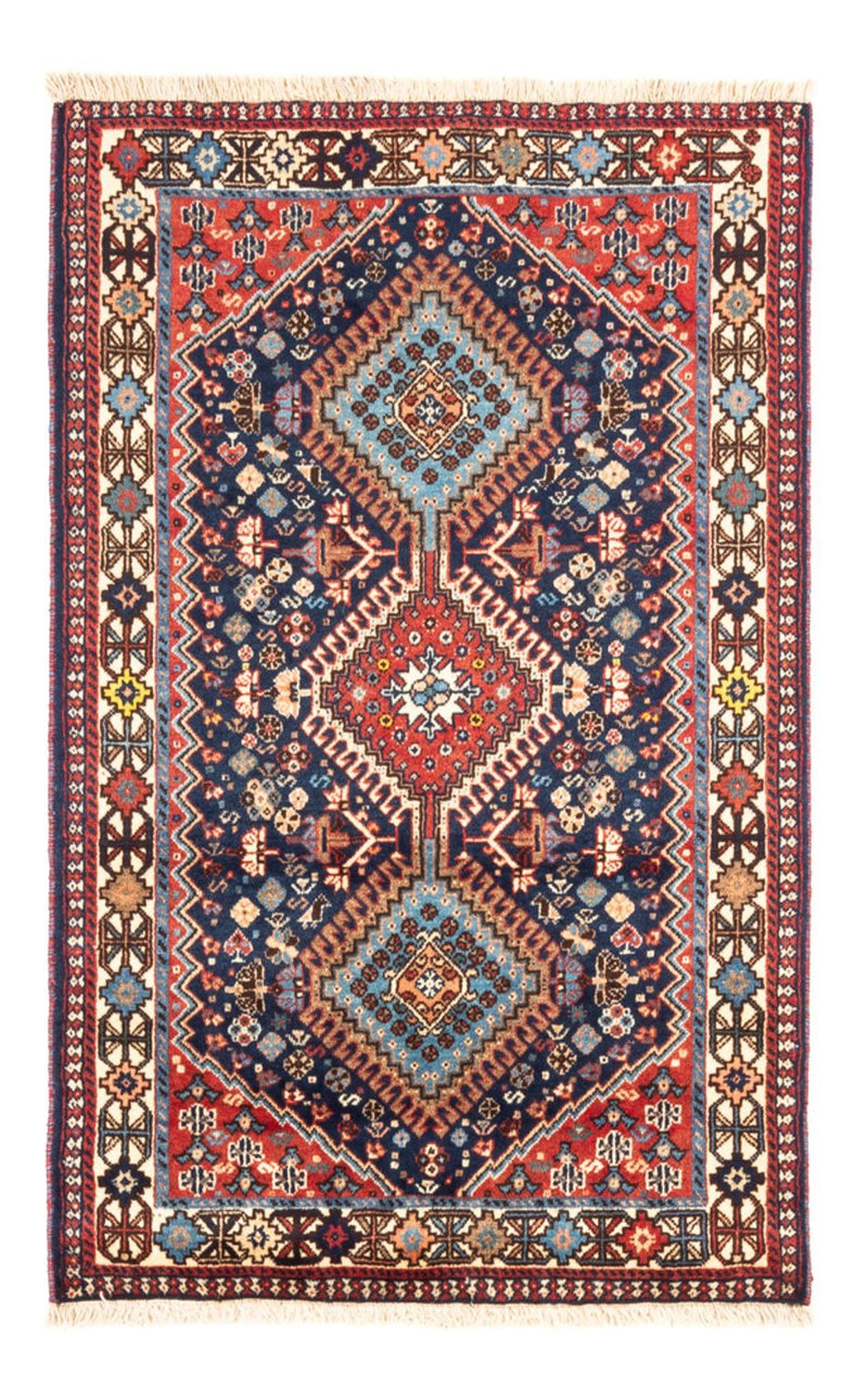 Perserteppich - Nomadic - 124 x 78 cm - dunkelblau