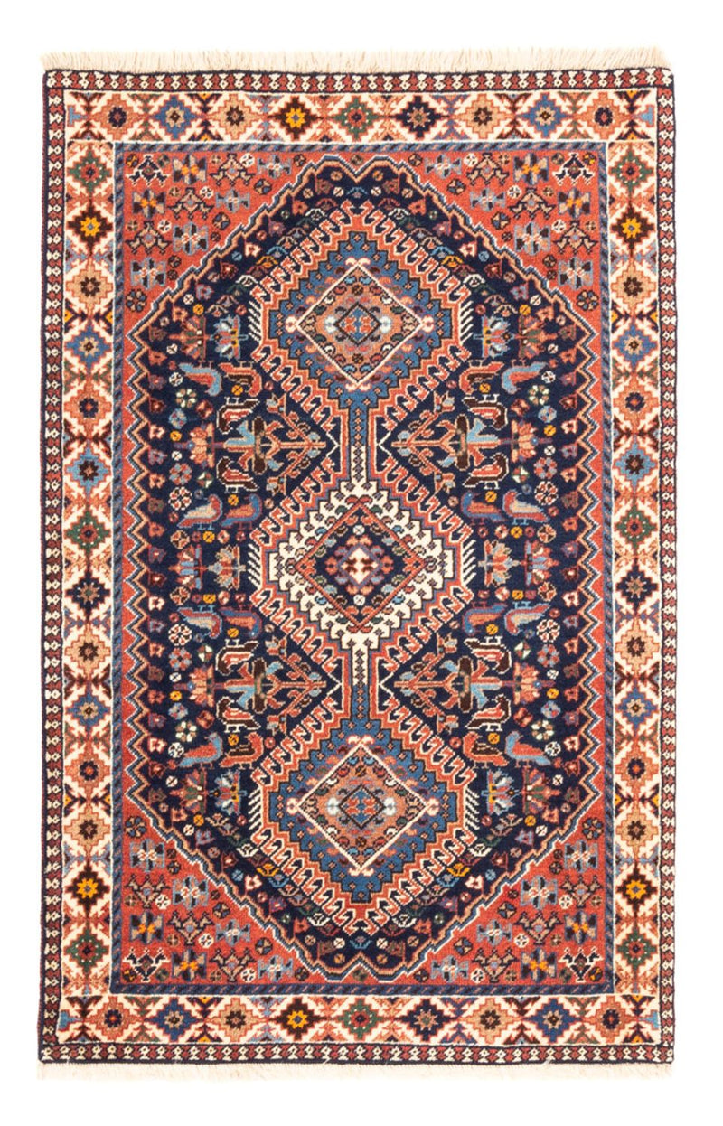 Perserteppich - Nomadic - 125 x 80 cm - dunkelblau
