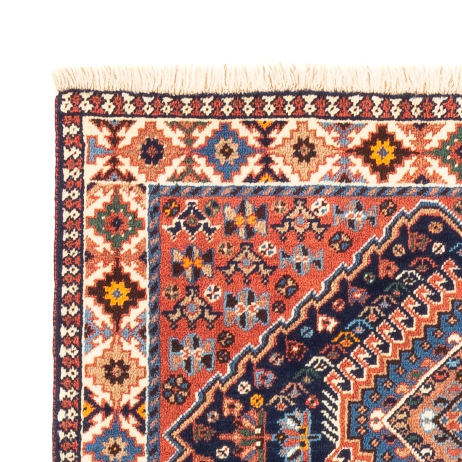 Perserteppich - Nomadic - 125 x 80 cm - dunkelblau