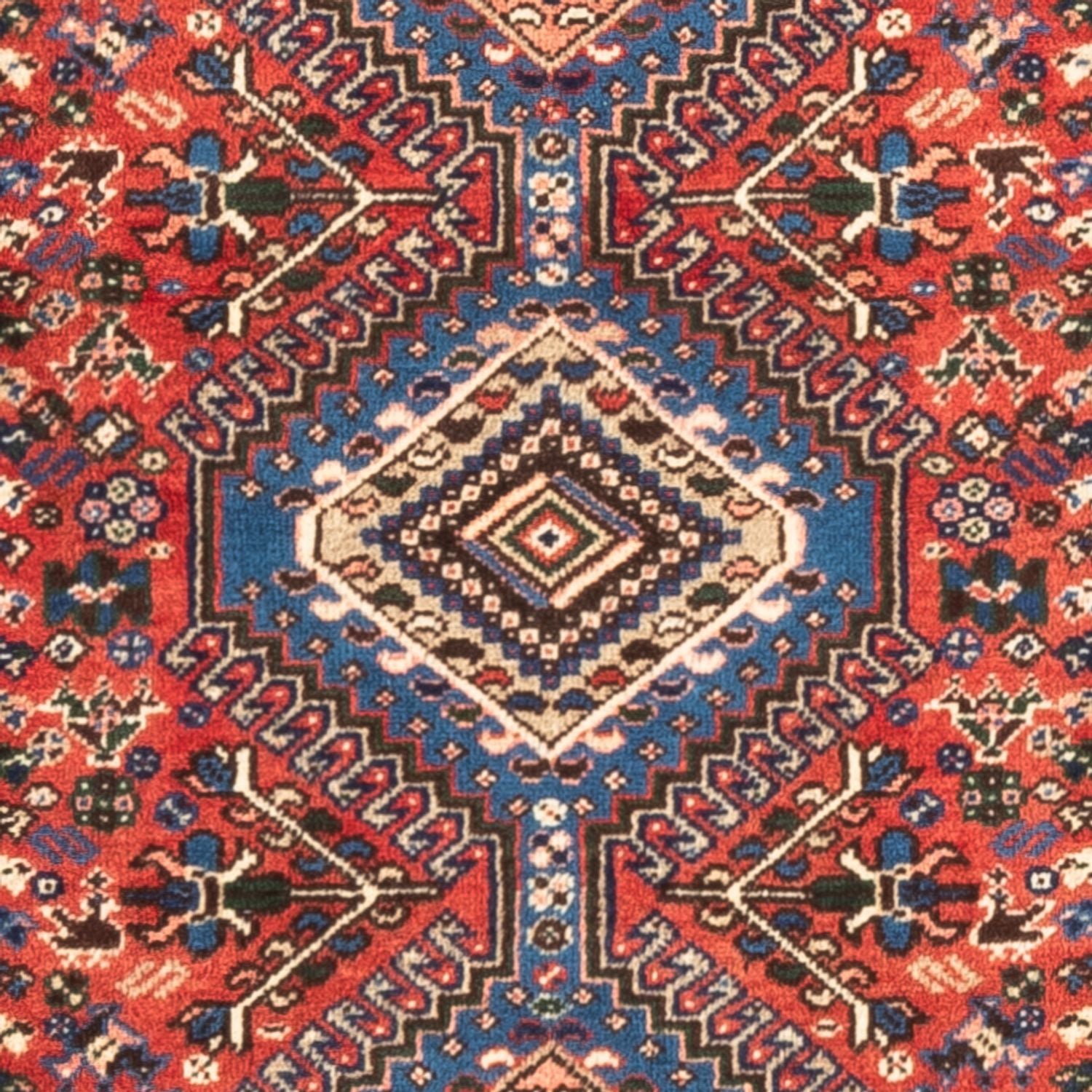 Tapis persan - Nomadic - 128 x 75 cm - rouge