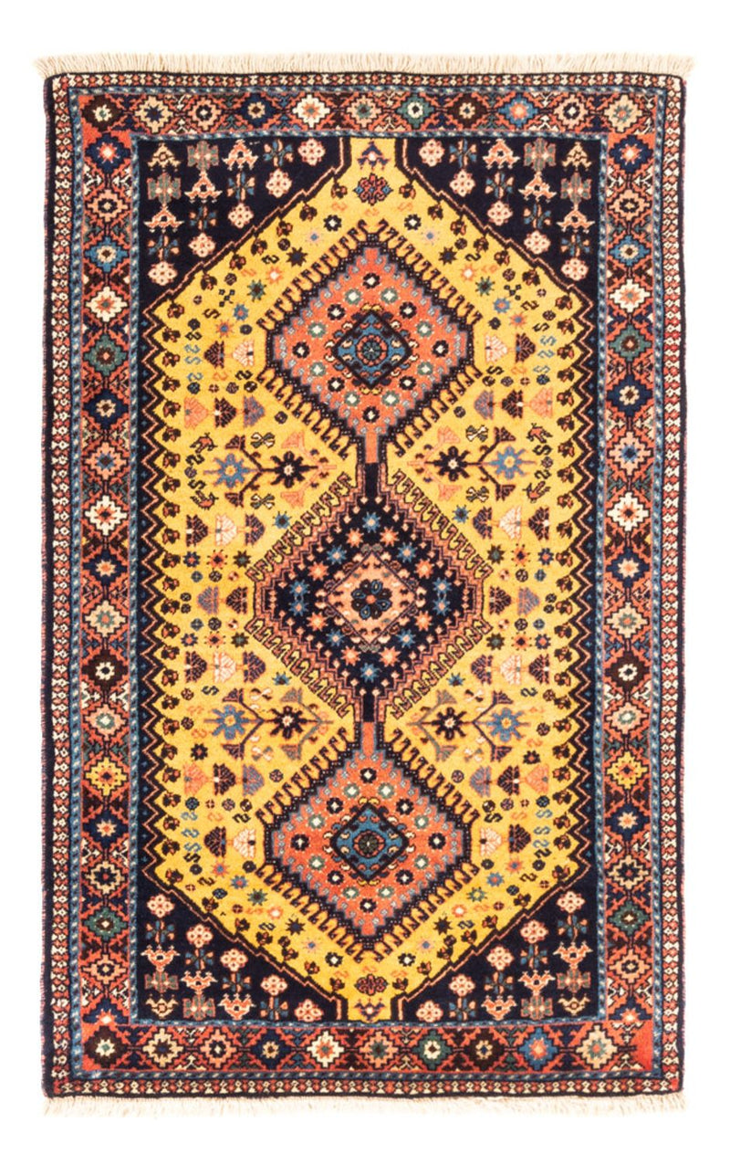 Perserteppich - Nomadic - 133 x 82 cm - gelb