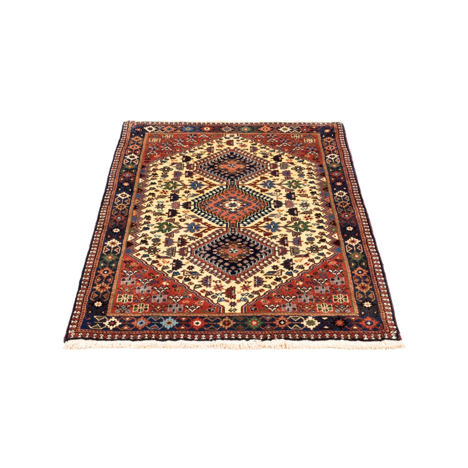 Tapis persan - Nomadic - 130 x 80 cm - crème