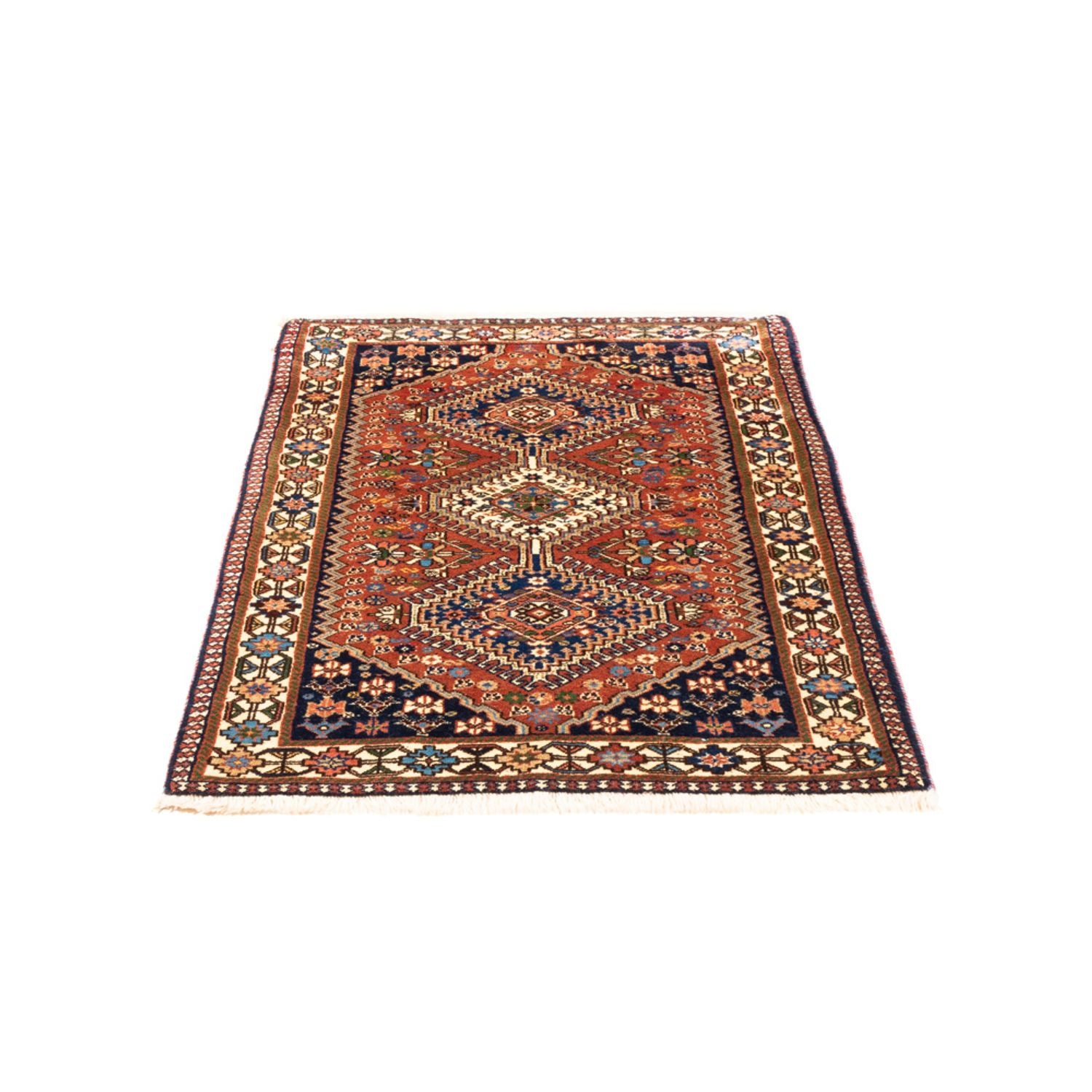 Tapis persan - Nomadic - 130 x 80 cm - rouge