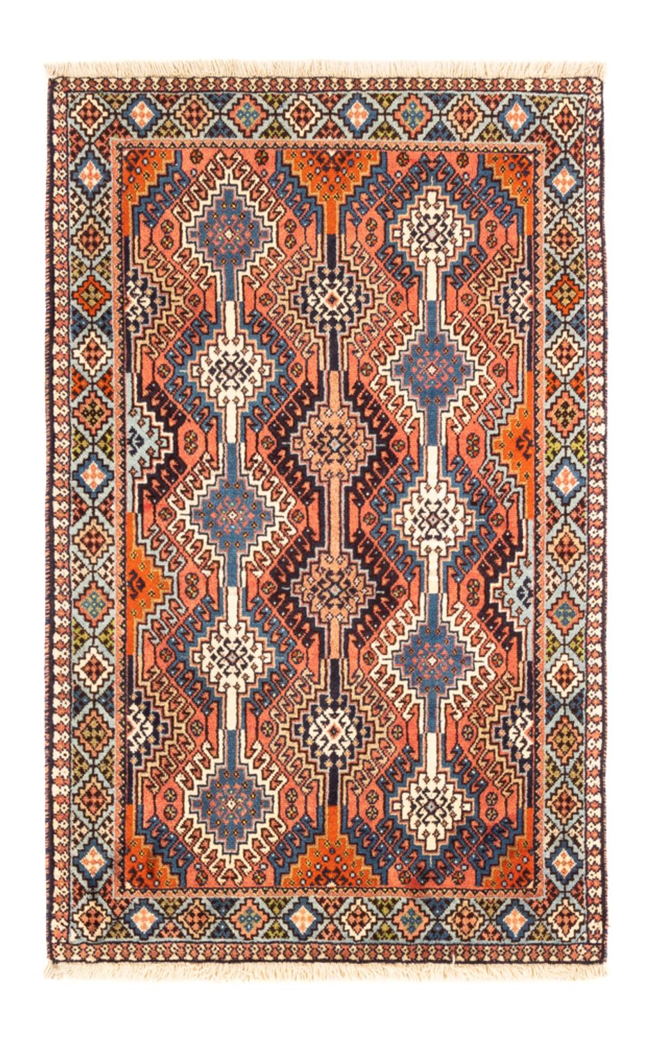 Tapis persan - Nomadic - 125 x 80 cm - rouge