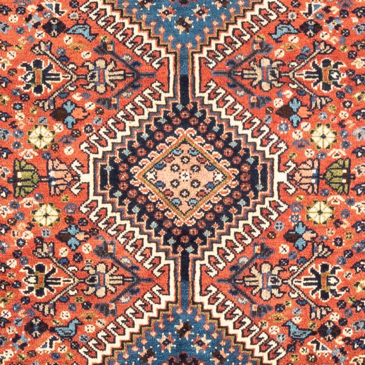 Tapis persan - Nomadic - 123 x 80 cm - rouge