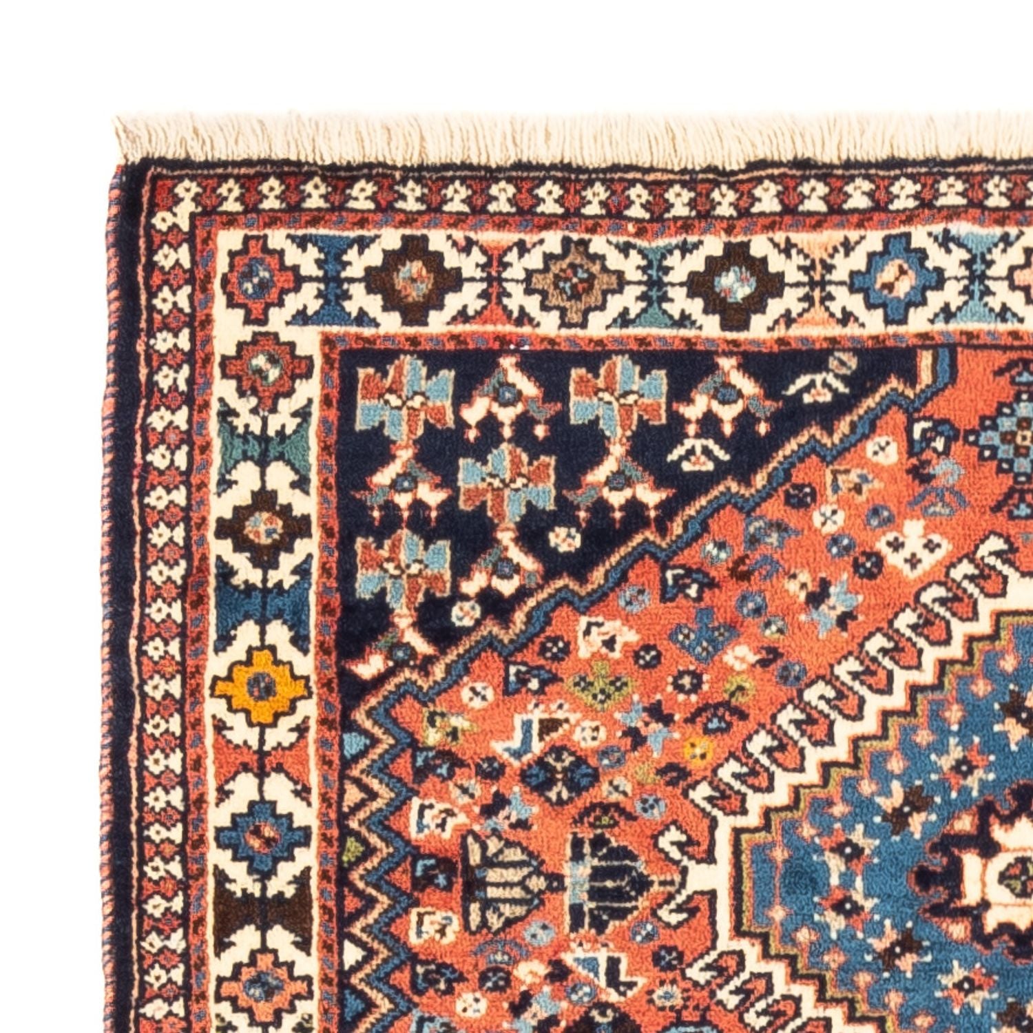 Tapis persan - Nomadic - 123 x 80 cm - rouge