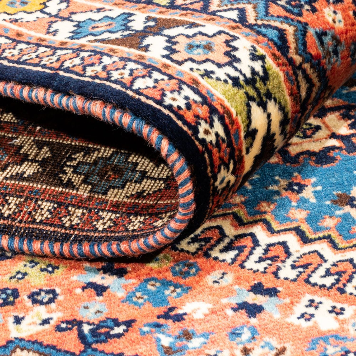 Tapis persan - Nomadic - 123 x 80 cm - rouge