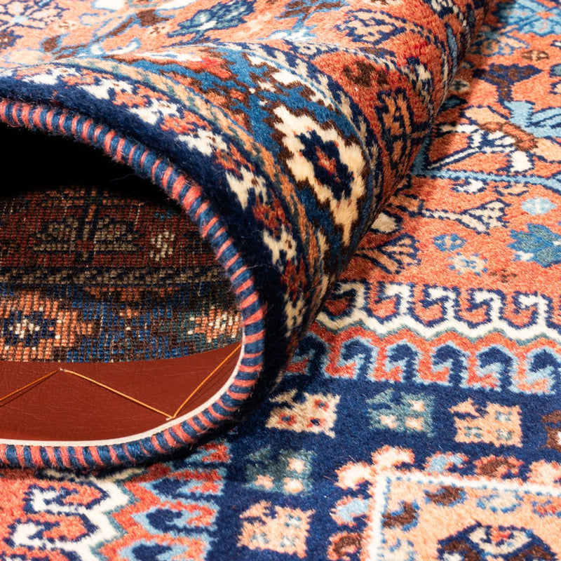 Tapis de couloir Tapis persan - Nomadic - 220 x 80 cm - rouge