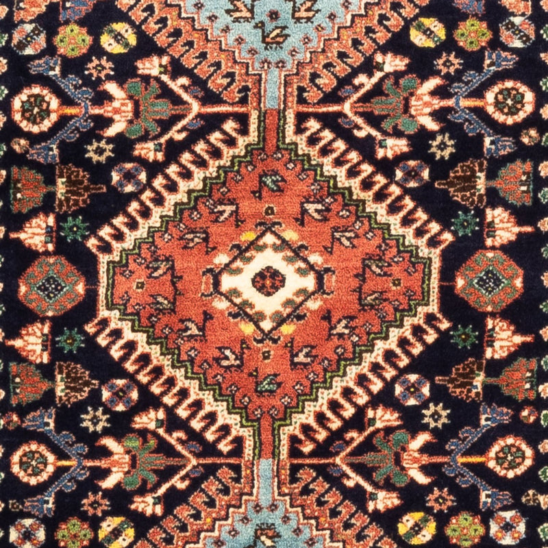 Tapis de couloir Tapis persan - Nomadic - 200 x 83 cm - bleu foncé