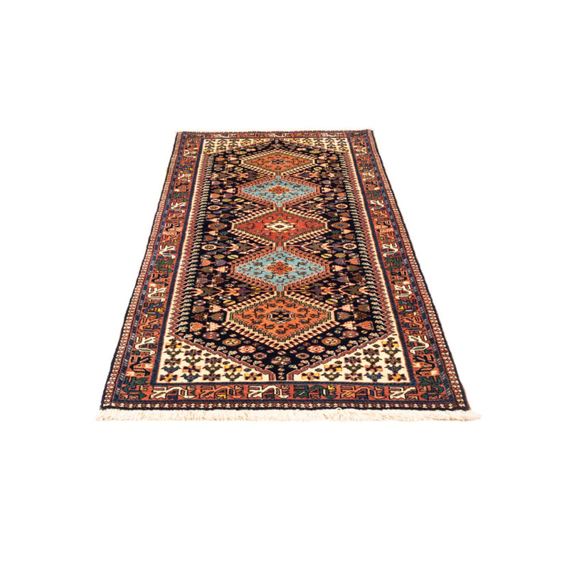 Tapis de couloir Tapis persan - Nomadic - 200 x 83 cm - bleu foncé