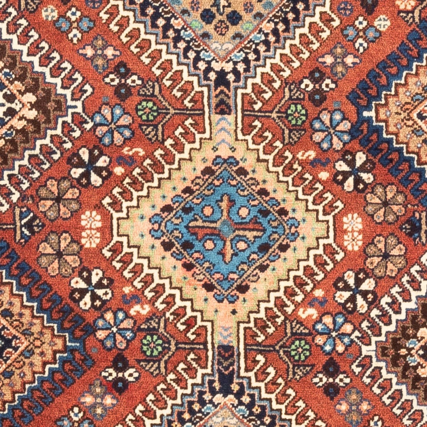 Tapis de couloir Tapis persan - Nomadic - 194 x 80 cm - rouge