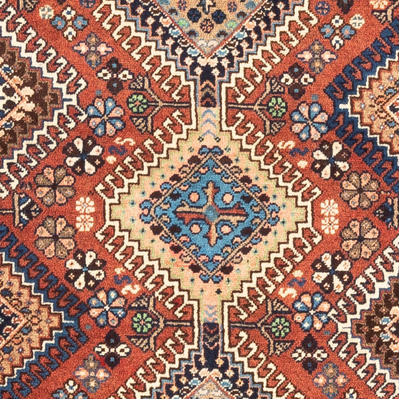 Tapis de couloir Tapis persan - Nomadic - 194 x 80 cm - rouge