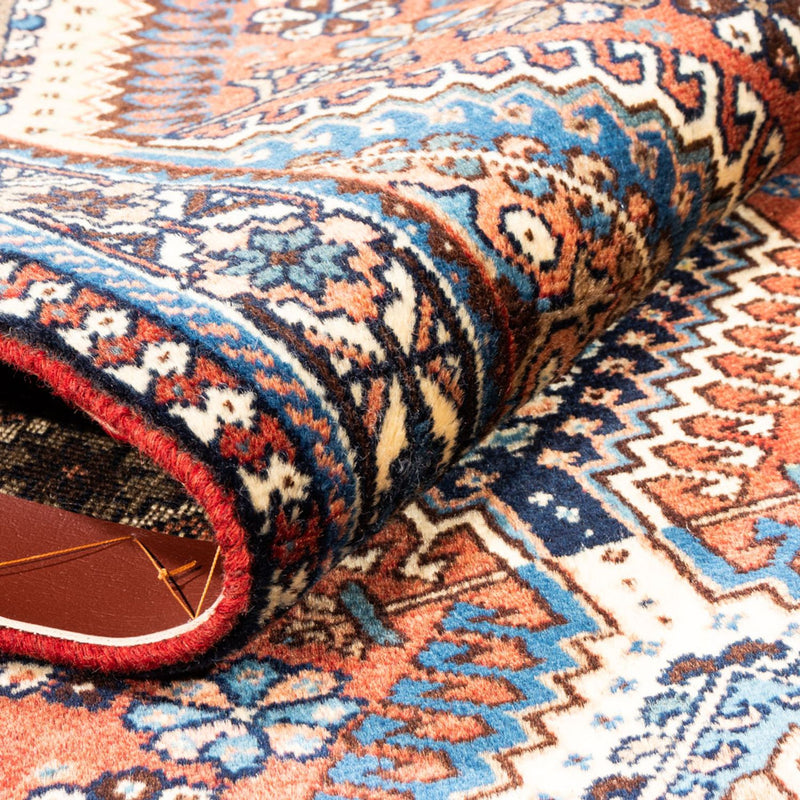 Tapis de couloir Tapis persan - Nomadic - 194 x 80 cm - rouge