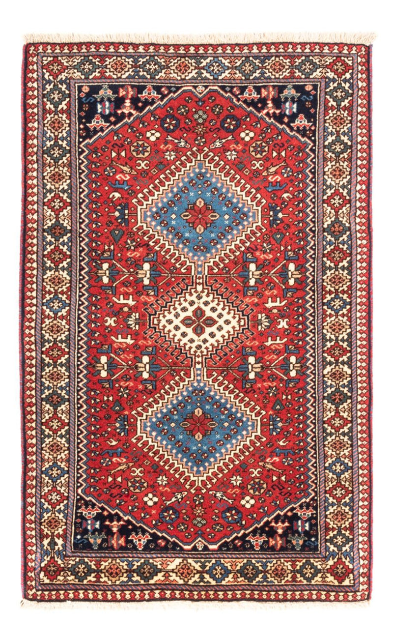 Tapis persan - Nomadic - 132 x 83 cm - rouge