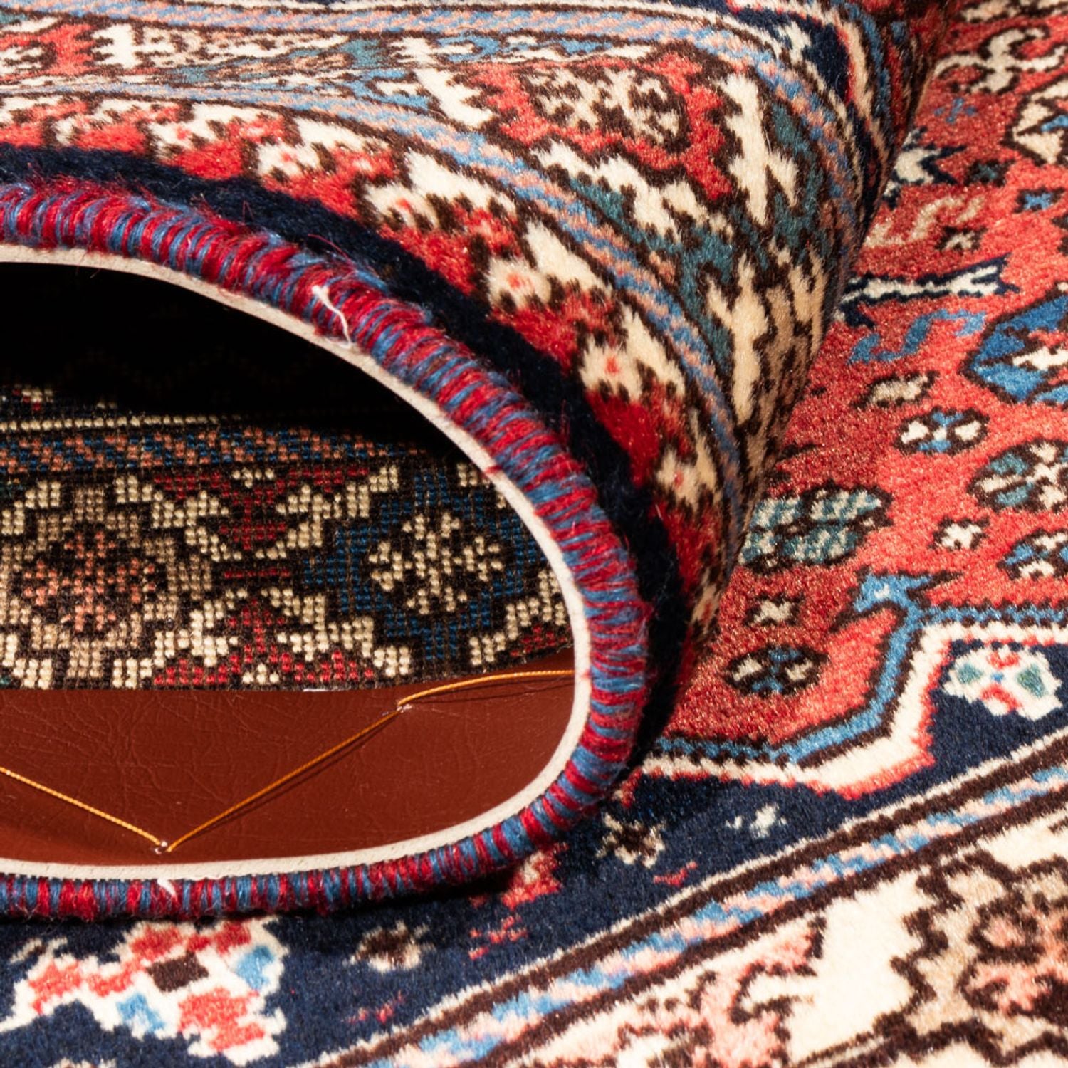 Tapis persan - Nomadic - 132 x 83 cm - rouge
