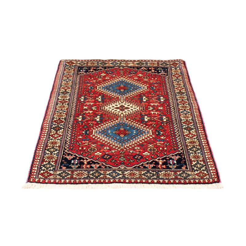 Tapis persan - Nomadic - 132 x 83 cm - rouge