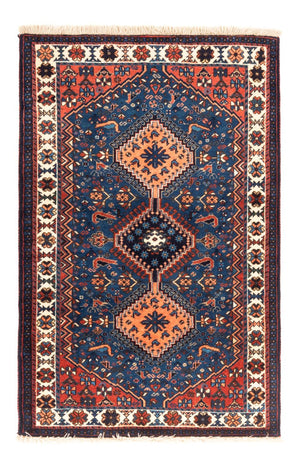 Perserteppich - Nomadic - 127 x 83 cm - blau