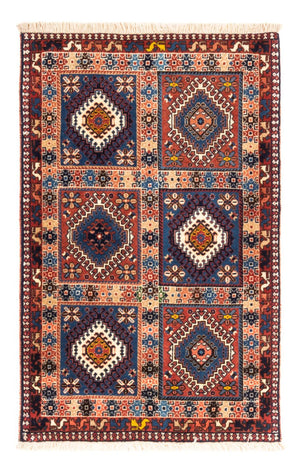 Perserteppich - Nomadic - 124 x 80 cm - mehrfarbig