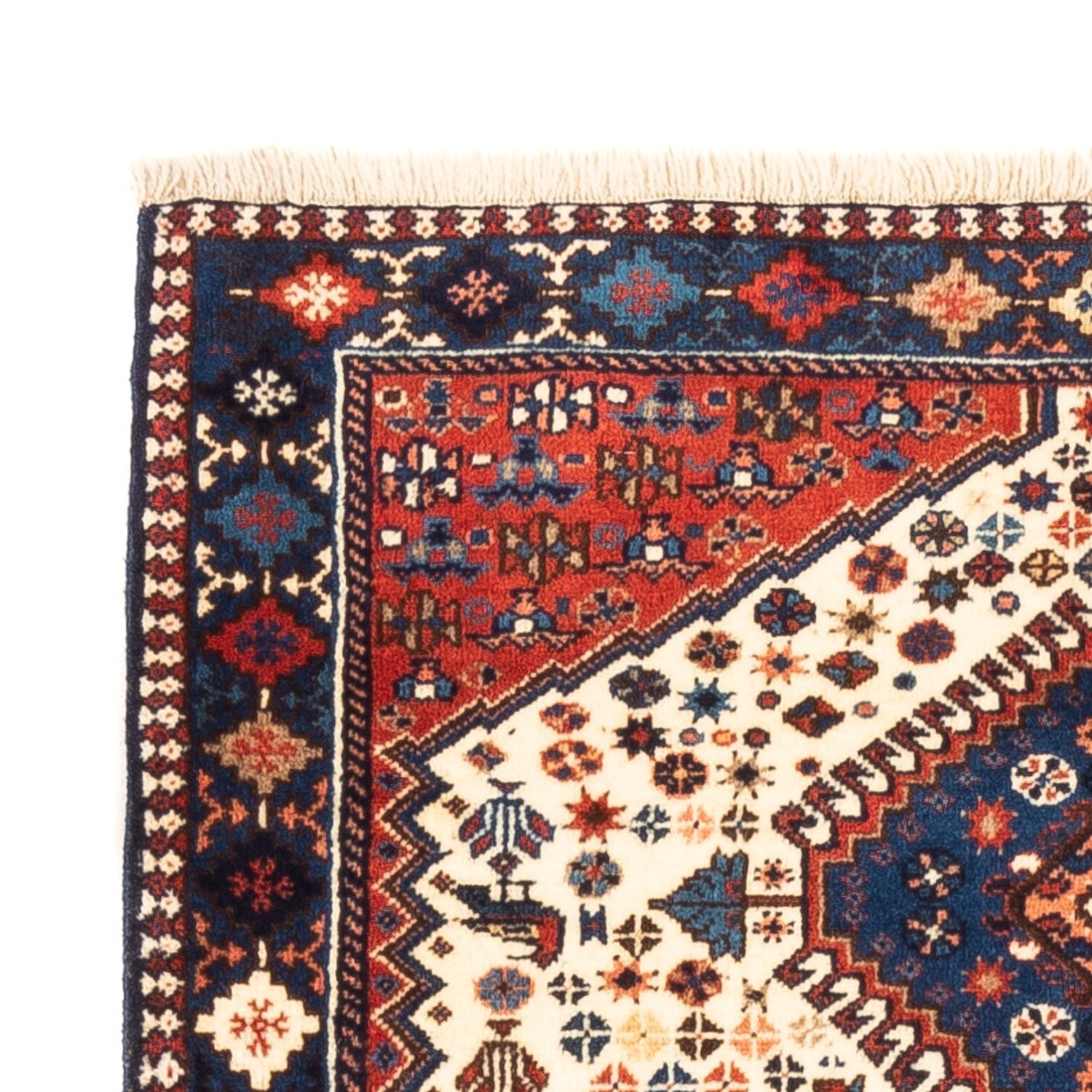 Tapis persan - Nomadic - 128 x 85 cm - crème