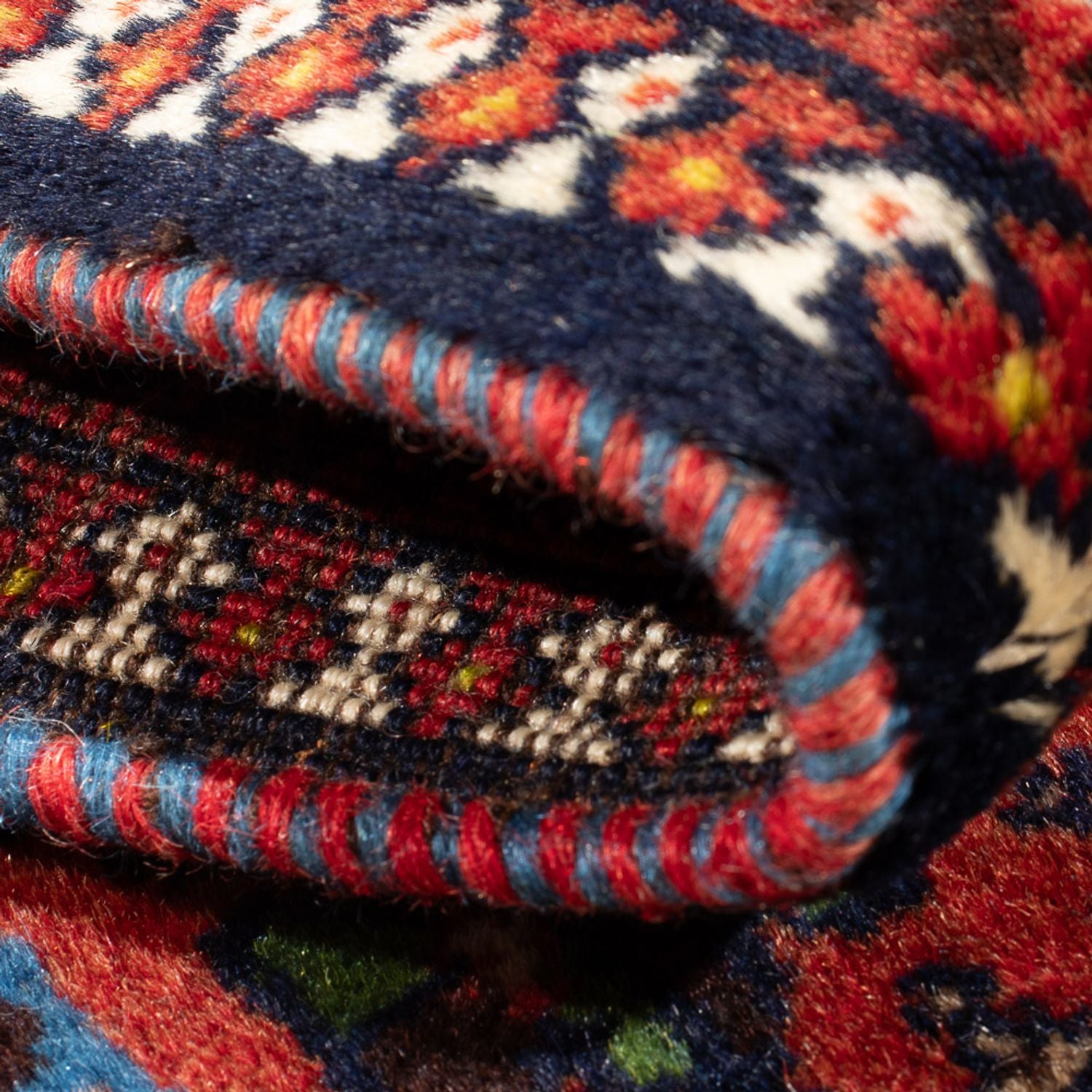 Tapis persan - Nomadic - 106 x 68 cm - rouge