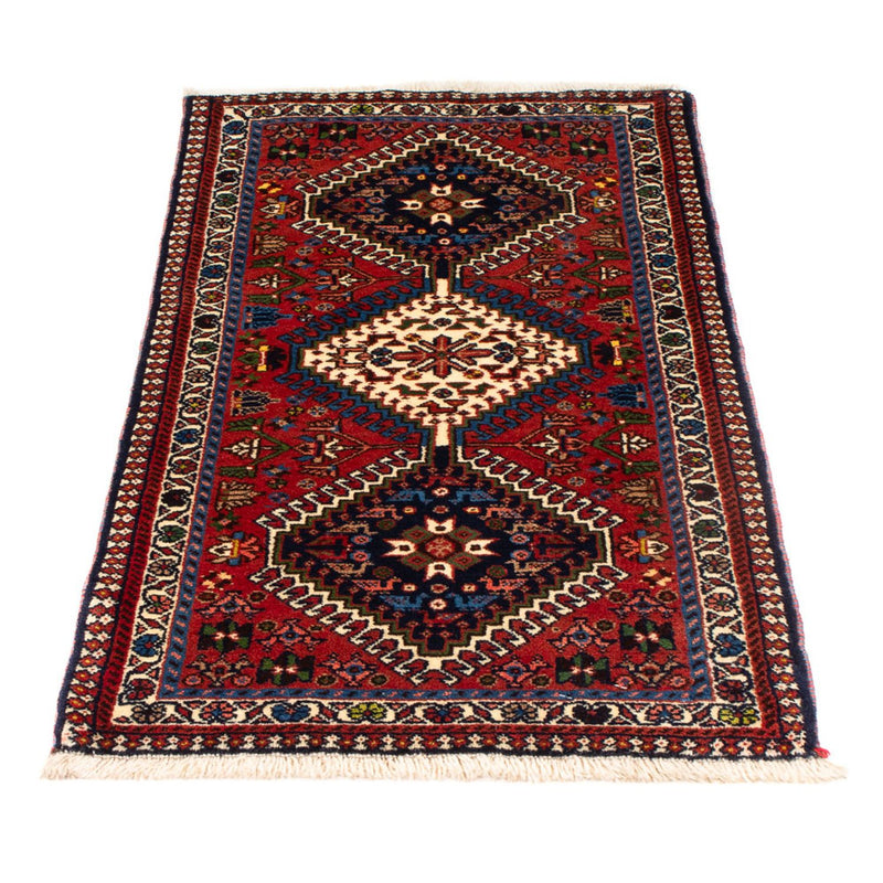 Tapis persan - Nomadic - 106 x 68 cm - rouge