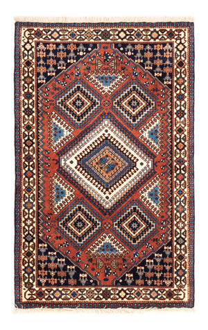 Perserteppich - Nomadic - 126 x 80 cm - rot