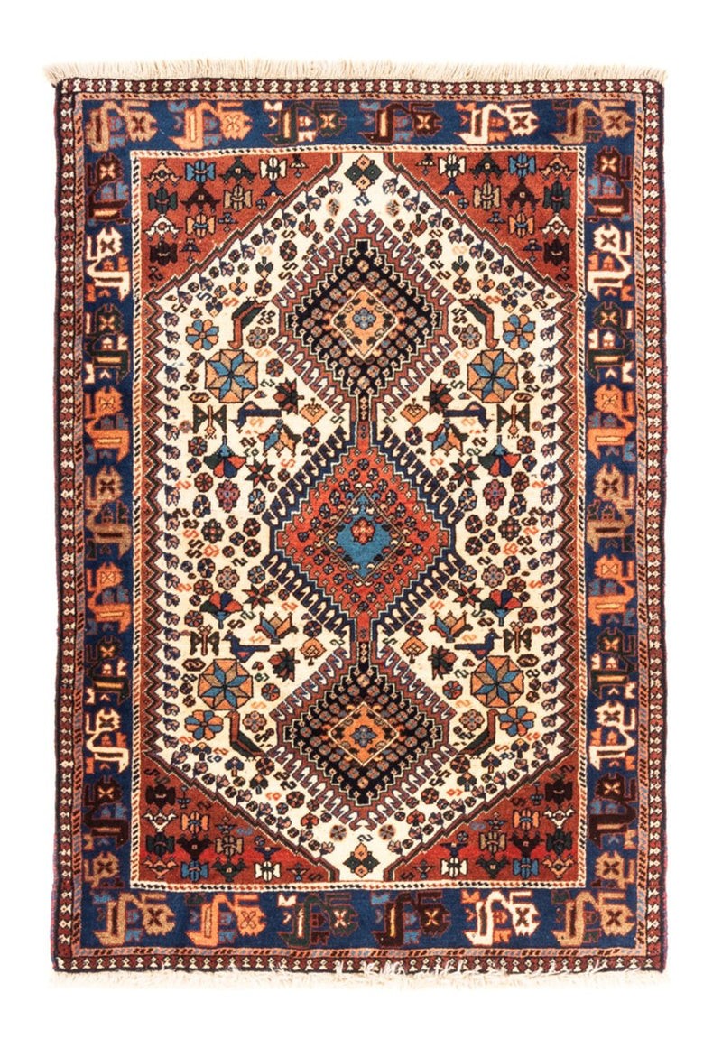 Perserteppich - Nomadic - 123 x 86 cm - creme