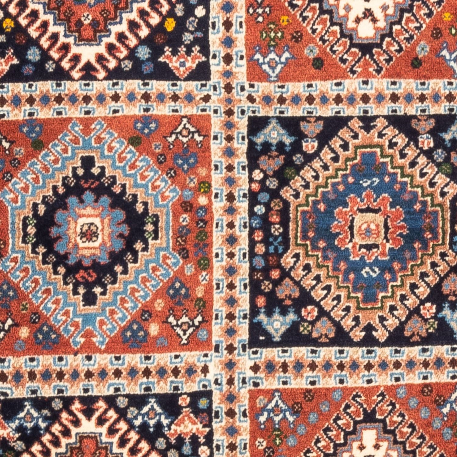 Tapis persan - Nomadic - 116 x 82 cm - multicolore