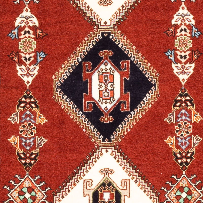 Tapis de couloir Tapis persan - Nomadic - 208 x 84 cm - rouge