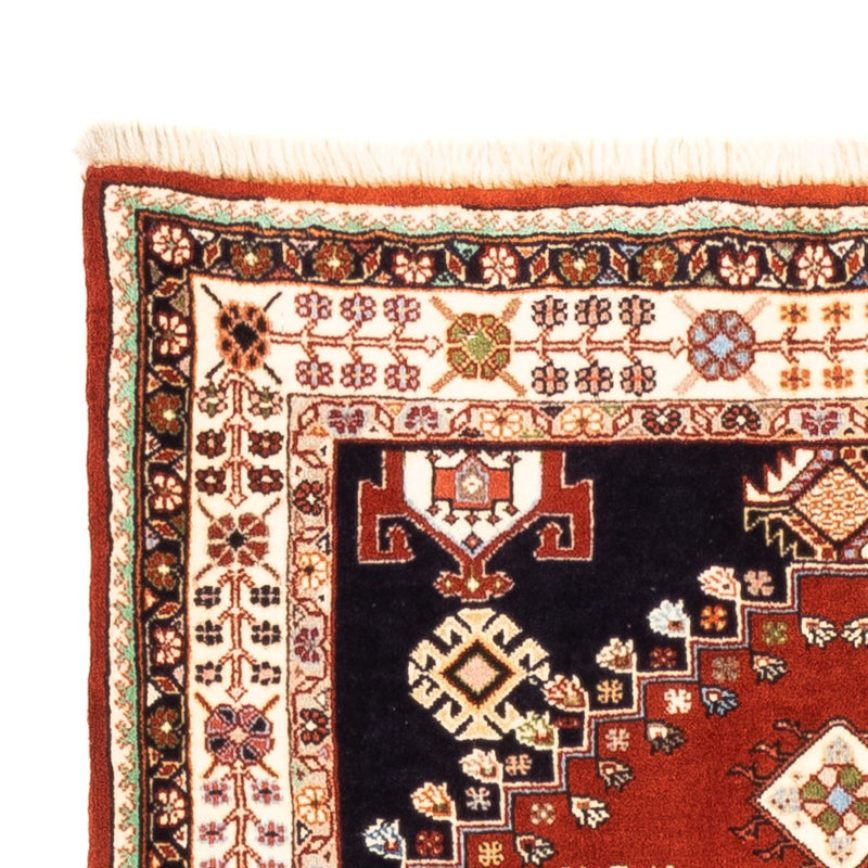 Tapis de couloir Tapis persan - Nomadic - 208 x 84 cm - rouge