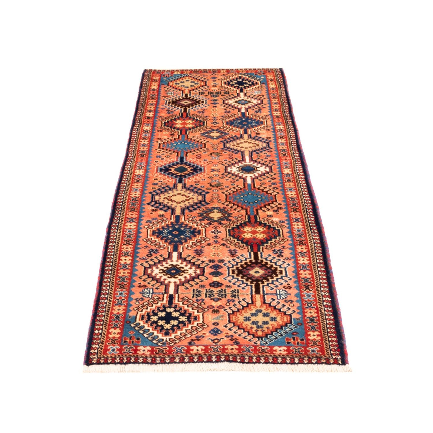 Tapis de couloir Tapis persan - Nomadic - 185 x 55 cm - rouge