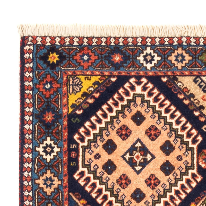 Tapis persan - Nomadic - 125 x 83 cm - multicolore