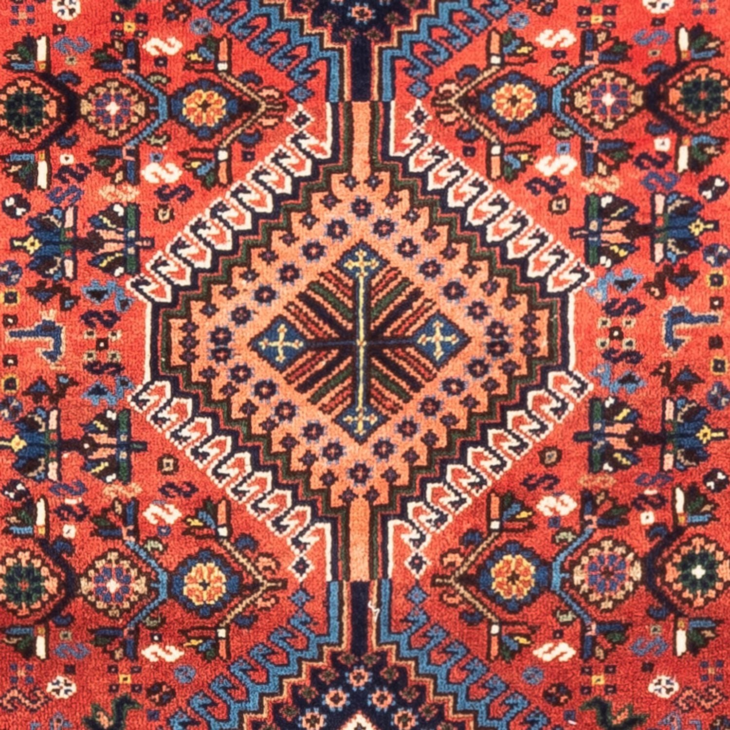 Perserteppich - Nomadic - 124 x 80 cm - rot