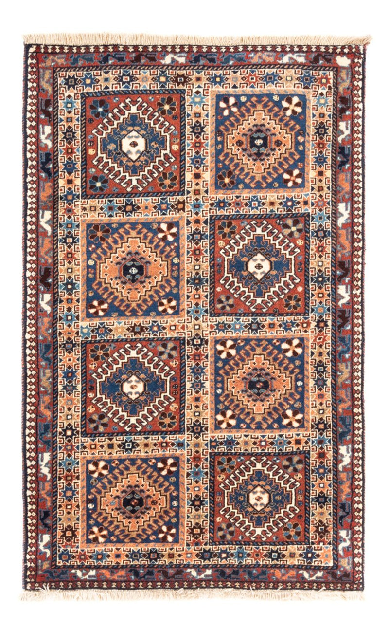 Perserteppich - Nomadic - 132 x 82 cm - mehrfarbig