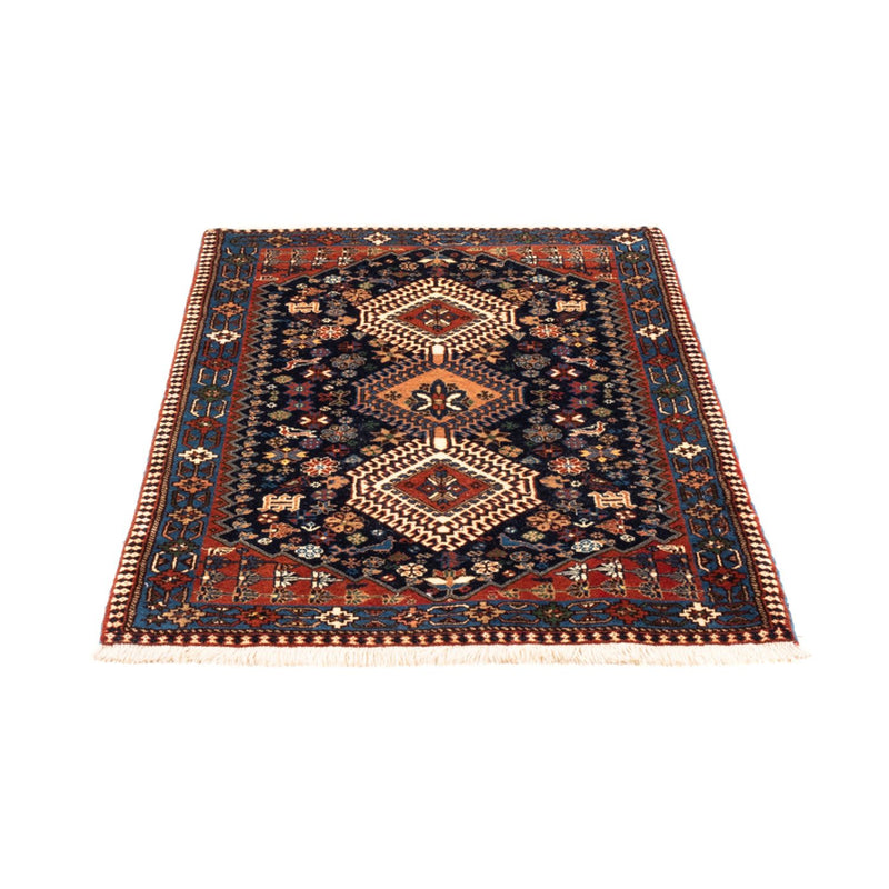 Tapis persan - Nomadic - 132 x 80 cm - bleu foncé