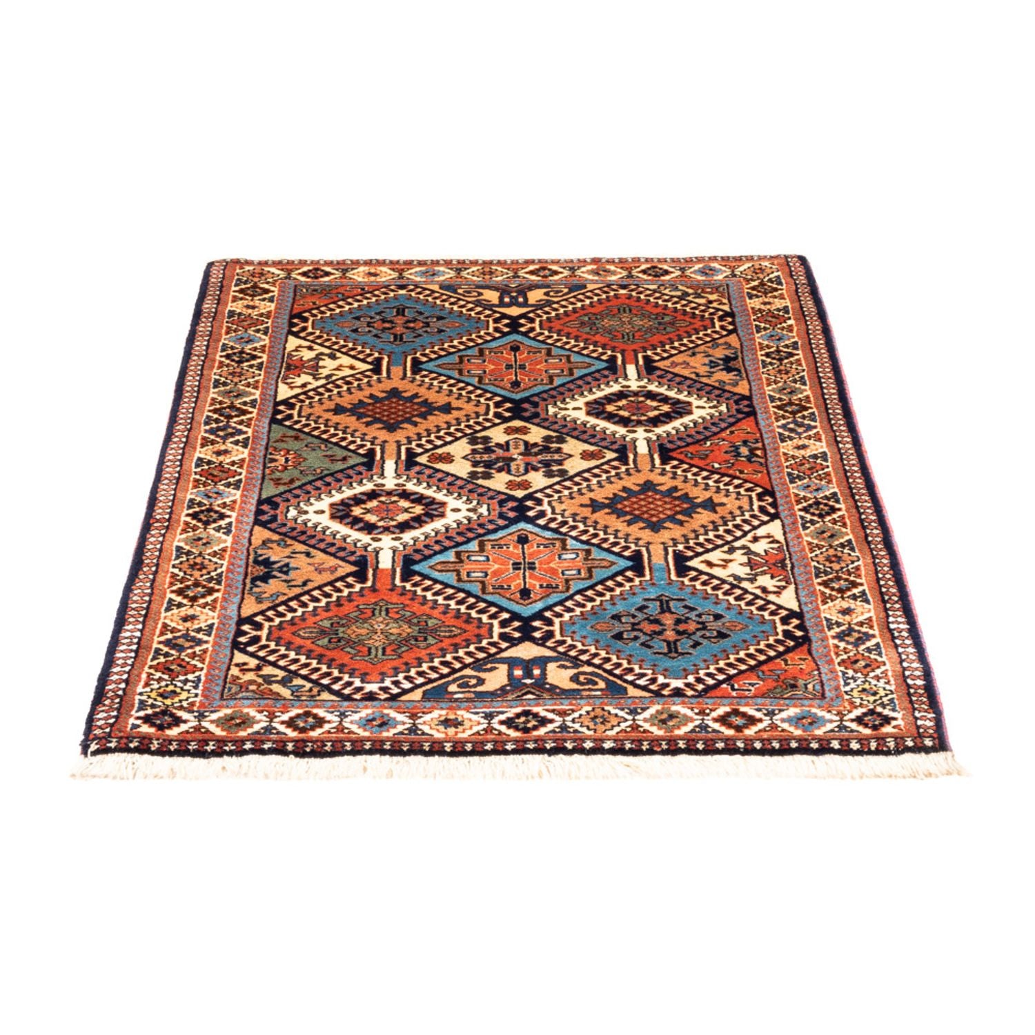 Tapis persan - Nomadic - 126 x 80 cm - multicolore