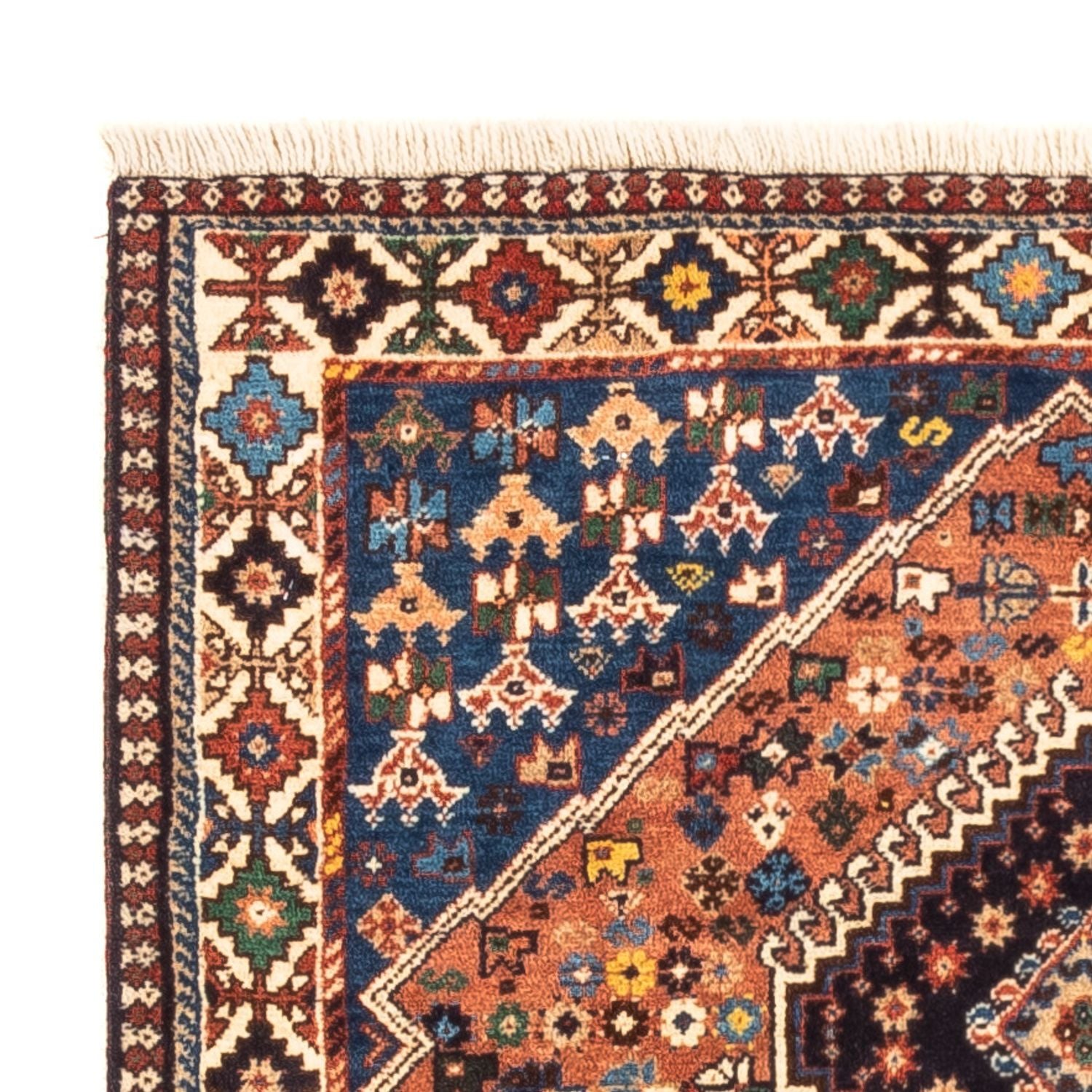 Tapis persan - Nomadic - 127 x 84 cm - rouge