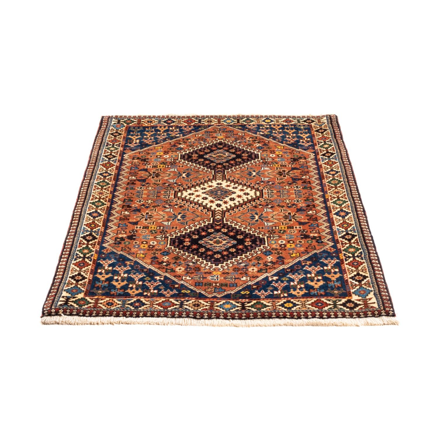 Tapis persan - Nomadic - 127 x 84 cm - rouge