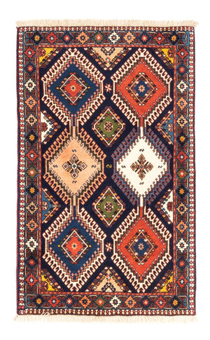 Perserteppich - Nomadic - 128 x 80 cm - mehrfarbig