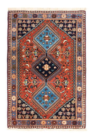 Perserteppich - Nomadic - 123 x 84 cm - rot
