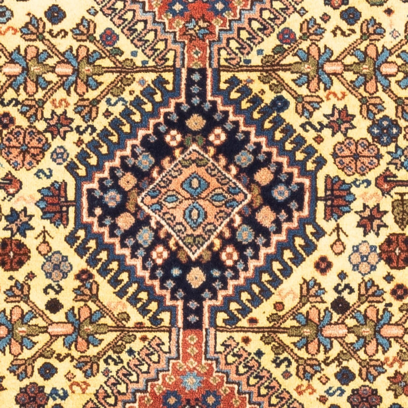 Tapis persan - Nomadic - 130 x 85 cm - jaune
