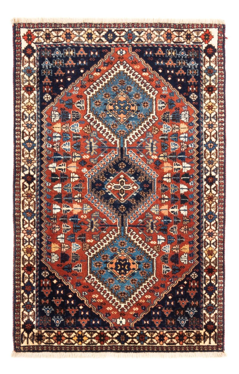 Tapis persan - Nomadic - 130 x 83 cm - rouge
