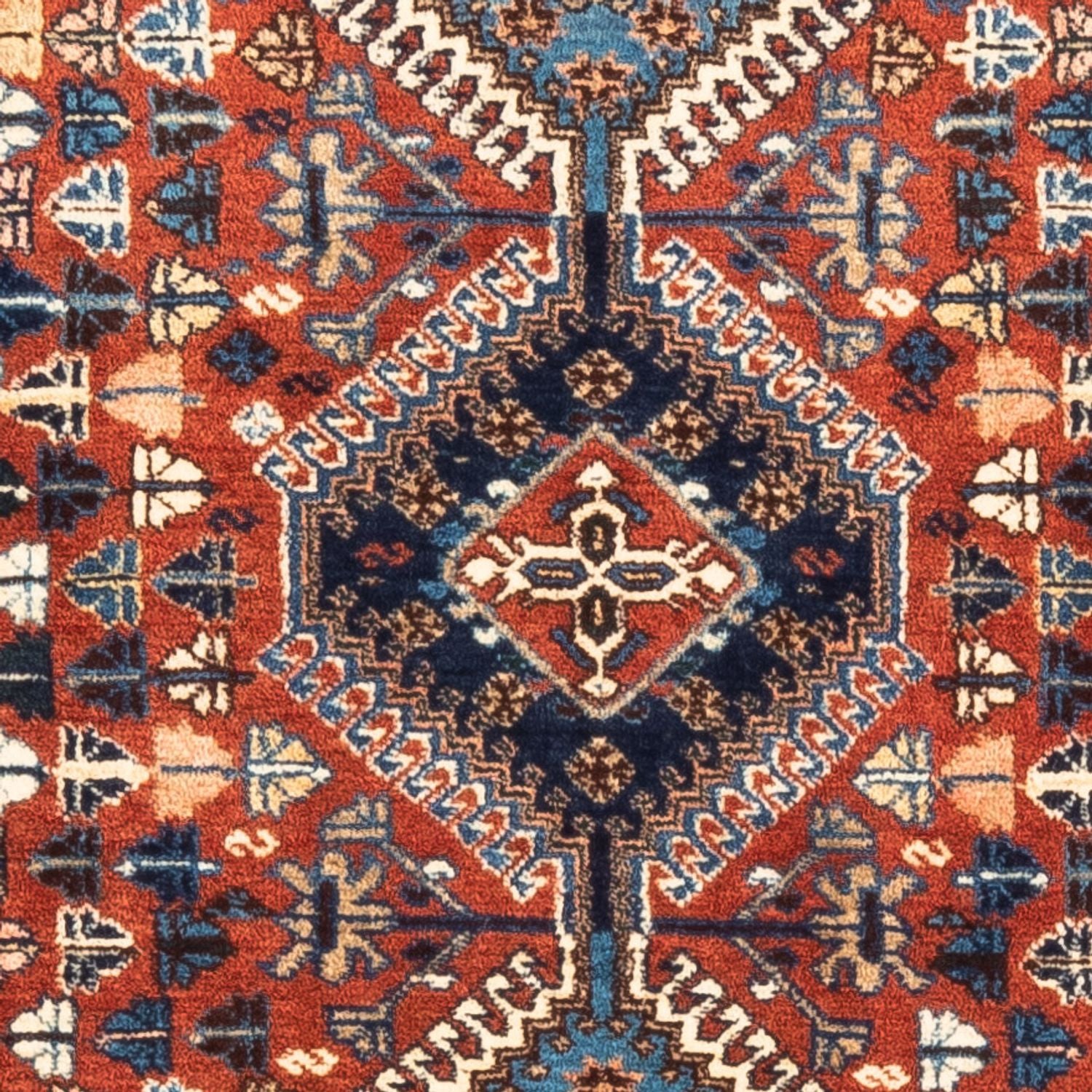 Tapis persan - Nomadic - 130 x 83 cm - rouge